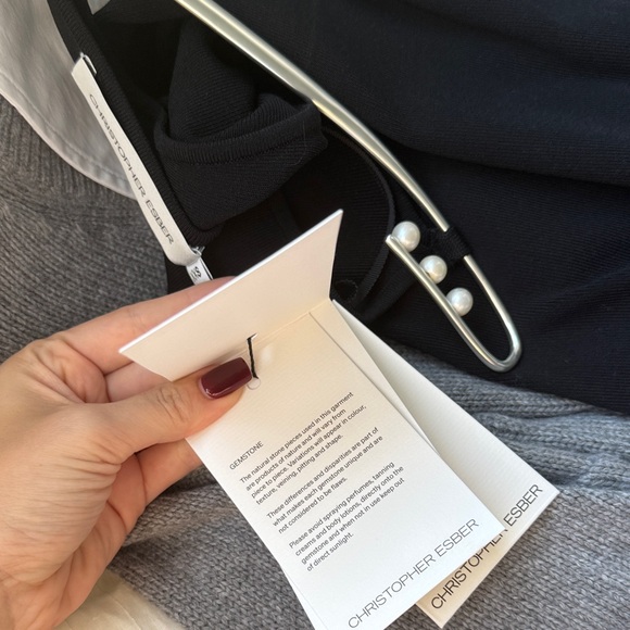 Christopher Esber Black Maxi Dress - Picture 4 of 5